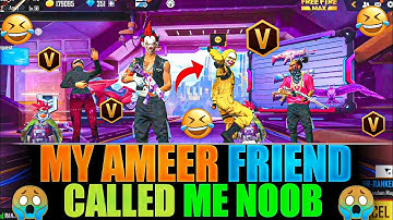 My Ameer Friend Call Me Noob 🤣😝 #shorts #graduateff #freefireprank