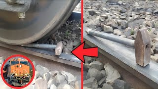 Train Vs. Hammer Experiments OMG 😳 || Train Experiments @TrainExperiments