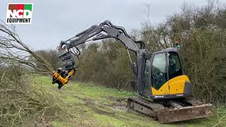 Mecalac 8MCR & Exac-one power tilt quick hitch by NCD EQUIPMENT 20,626 views 3 years ago 5 minutes, 47 seconds