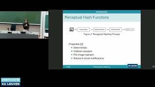 COSIC Seminar "Information Leakage in Perceptual Hash Functions" (Janne Hennus, COSIC)
