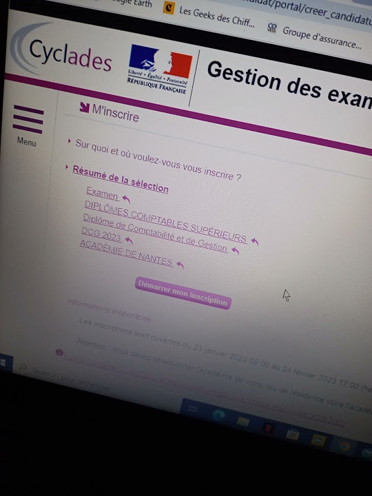 Inscription DCG 2023 YouTube