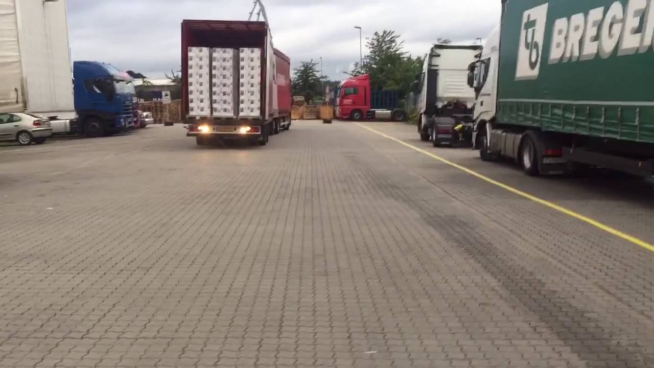 DAF TANDEM MACAR BAYAN ŞÖFÖRÜ PERFEKT YANAŞTI