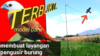 Cara membuat layang-layang pengusir burung pemakan padi