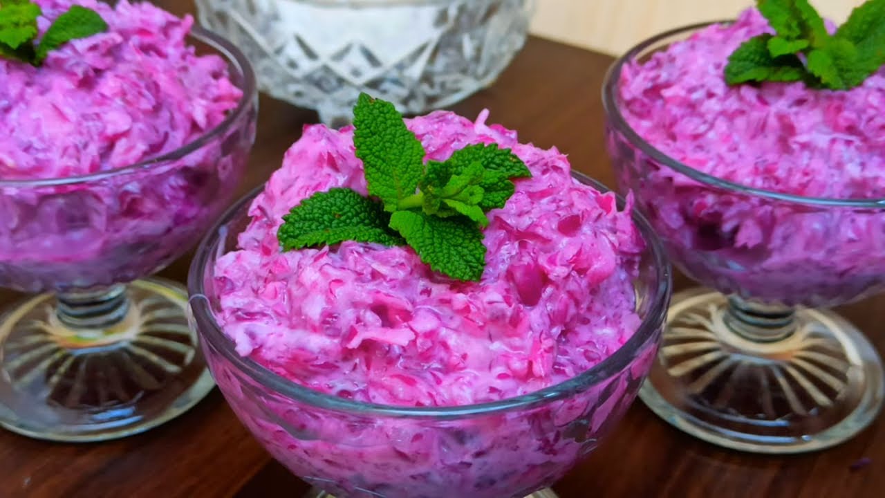 Shredded red cabbage ‼ ️ Try the recipe you will definitely like it 🔝👌