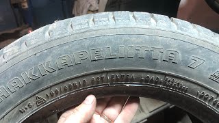 2 шины б/у Nokian Tyres Hakkapeliitta 7 185/65 R15 92T (3716 Россия)