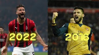 Giroud’s identical goal 6 years ago