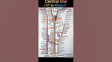 Mumbai’s Secret Network of Local Trains Route.😧 #railway