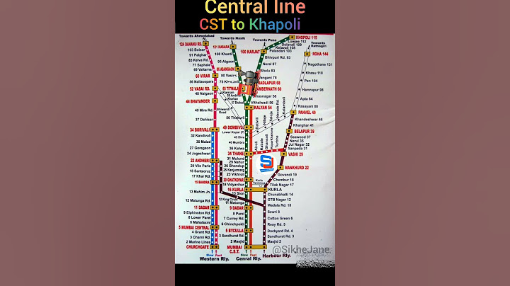 Mumbai’s Secret Network of Local Trains Route.😧 #railway