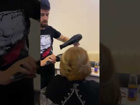 أجمل سيشوار شعر قصير مركز تجميل