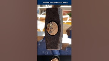 Installing a strong hammer handle