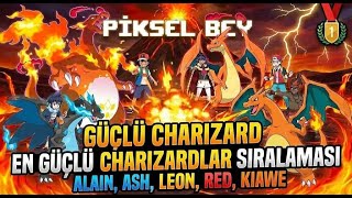En Güçlü Charizard Kimin? | Ash Vs Red Vs Alain Vs Leon Vs Kiawe #pokemon #anime #pikachu