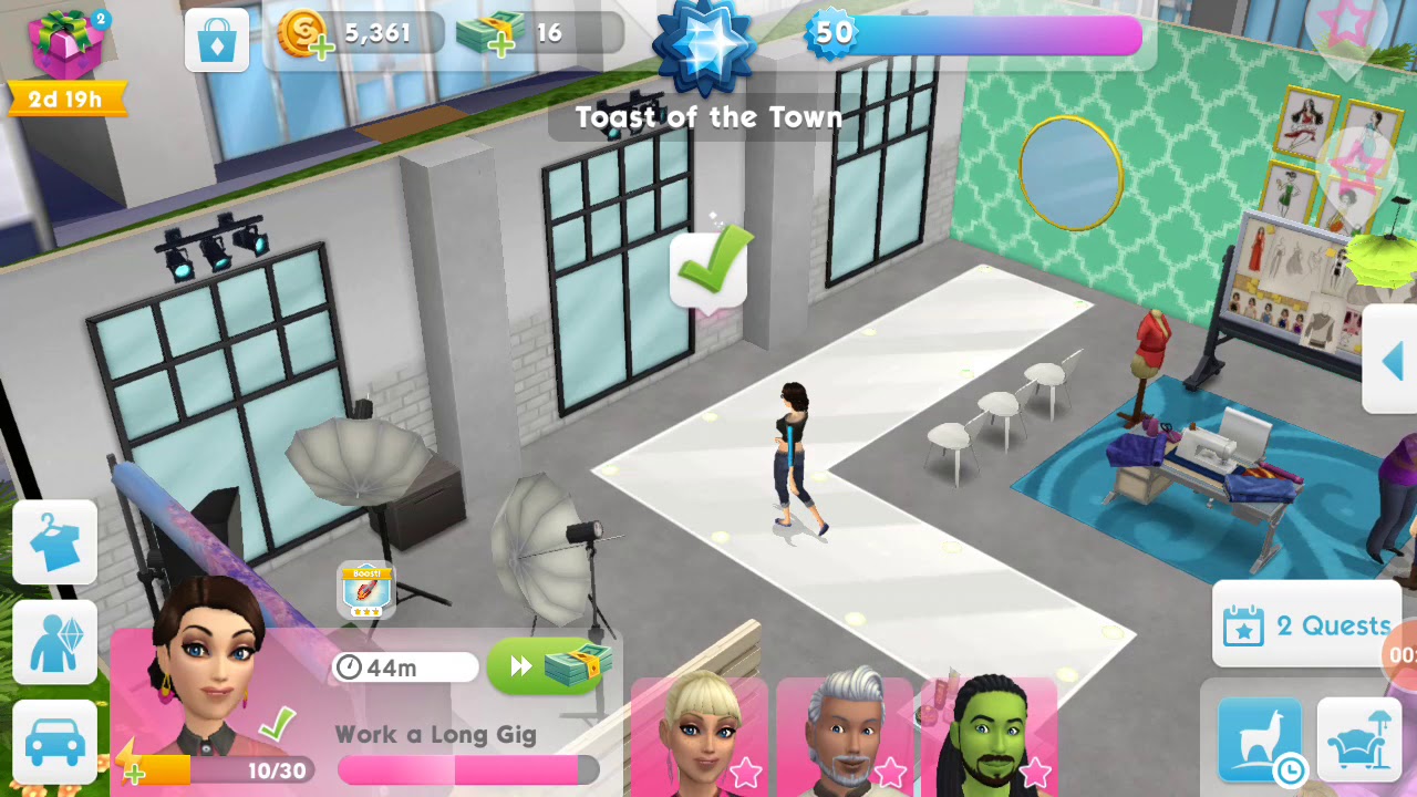 The Sims Mobile Modeling Career YouTube