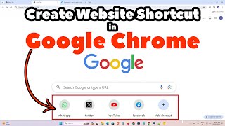 How to Create Any Website Shortcut in Google Chrome