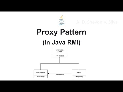 Proxy Pattern (in Java Remote Method Invocation)