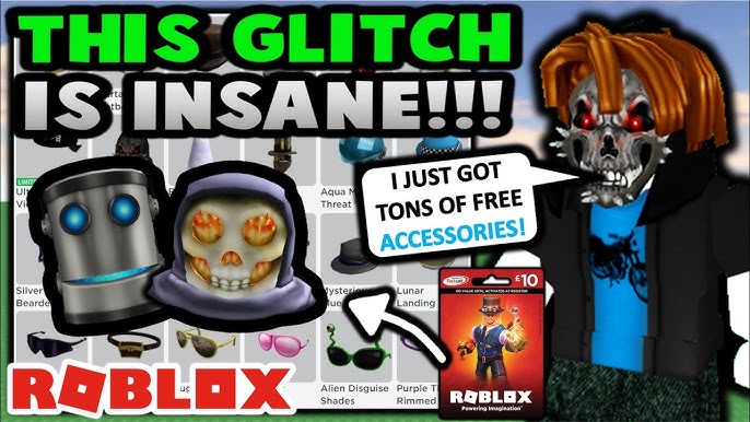 This Glitch Gave People 104 Free Hats 51762 Robux Roblox Youtube - roblox free hats glitch