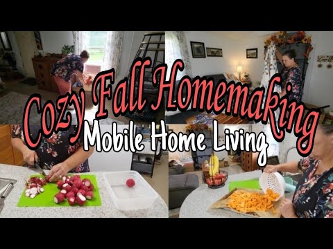 Cozy Mobile Home Living / COOK & CLEAN WITH ME - YouTube