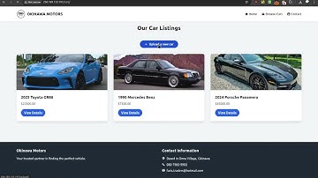Python | Django | Cars Dealership Website