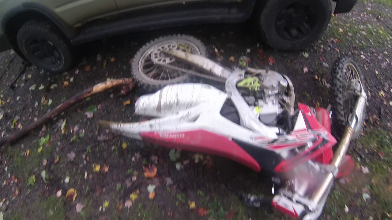 2015 crf250r crash (stupid crash)