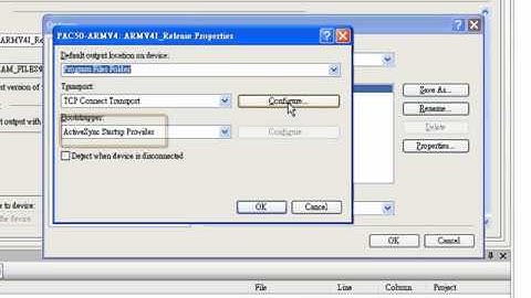 Debug WinPAC programs in Visual Studio 2005/2008