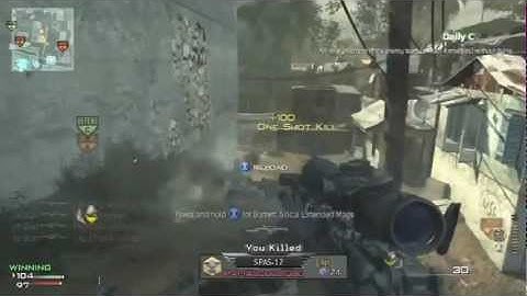 Insane killfeed + super quickscoping! - Epic MW3 Moments #30
