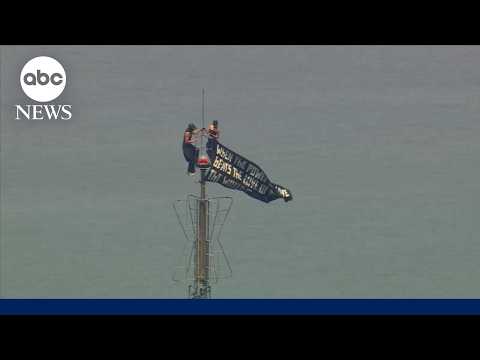 Climbers who scaled Empire State Building in custody, facing numerous charges