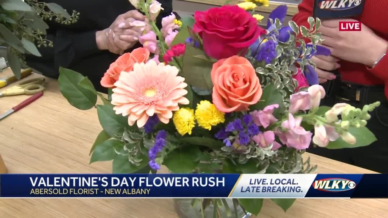 New Albany florists prepare hundreds of orders for Valentine's Day