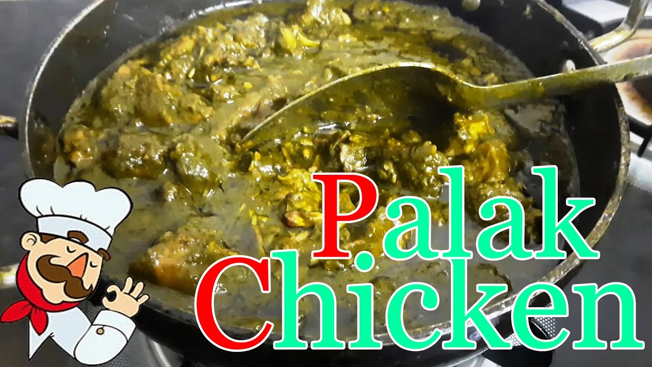 Palak Chicken Recipe Special Chicken Dish 🍗🥗 Taste of India YouTube