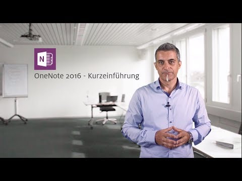 Kurzeinführung in OneNote 2016