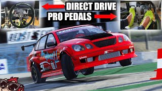 🐒 INSANE JUMPS NEARLY BREAK MY HANDS! ASSETTO CORSA DRIFTING WITH STEERING WHEEL + PEDALS