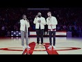 National Anthem at Rockets vs. Nets game (David Michael Wyatt, Luke Whitney and Susan Carol)