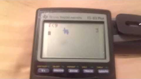 How to find the square root using a TI 83/84 calculator