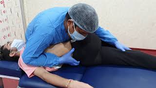 Umbilicus set Adjustments (नाभि चिकित्सा) by chiropractic technique.