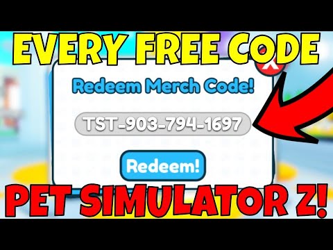 i REDEEMED 3 MERCH CODES In Pet Simulator X.. (FREE CODE) 