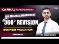 CA FINAL- 360° Revision Series | Lecture 10 | AFM Business Valuation! May-Sept 26 | CA Bhavin Gandhi