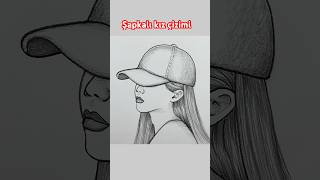 Şapkalı Kız Çizimi Çizimler