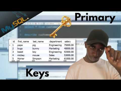 How To Use Primary Keys In MySQL Workbench🐳