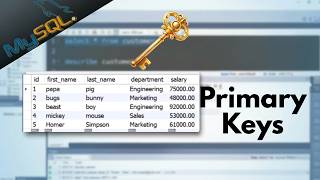 How To Use Primary Keys In MySQL Workbench🐳