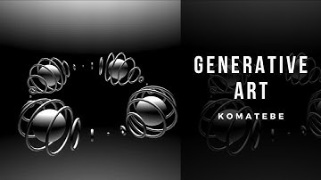 A STUNNING EXAMPLE OF GENERATIVE ART | KomaTebe #Shorts