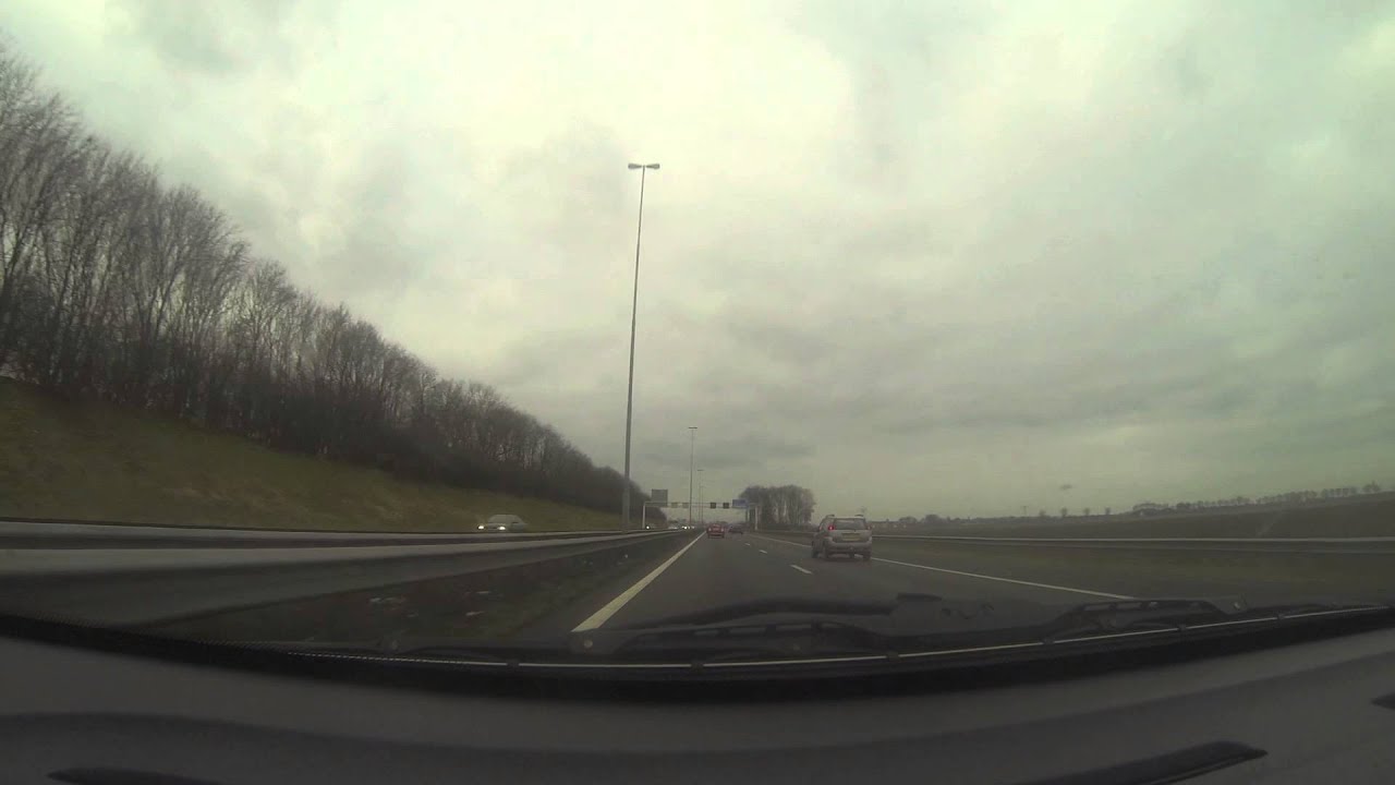 Gopro Hero3 - Highspeed film - Highway Netherlands