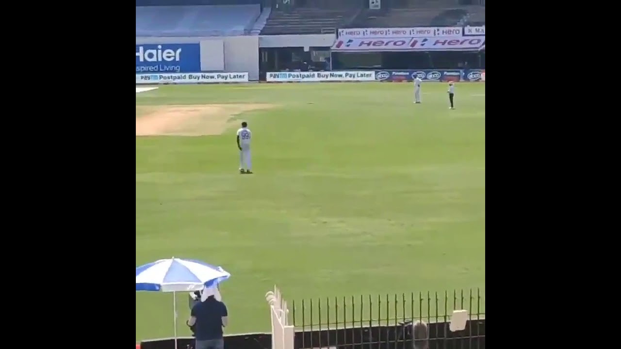 Ravichandran Ashwin Vaathi comming step in Chepauk stadium 