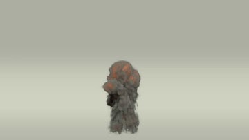 Blender Physics Simulation - Explosion Test