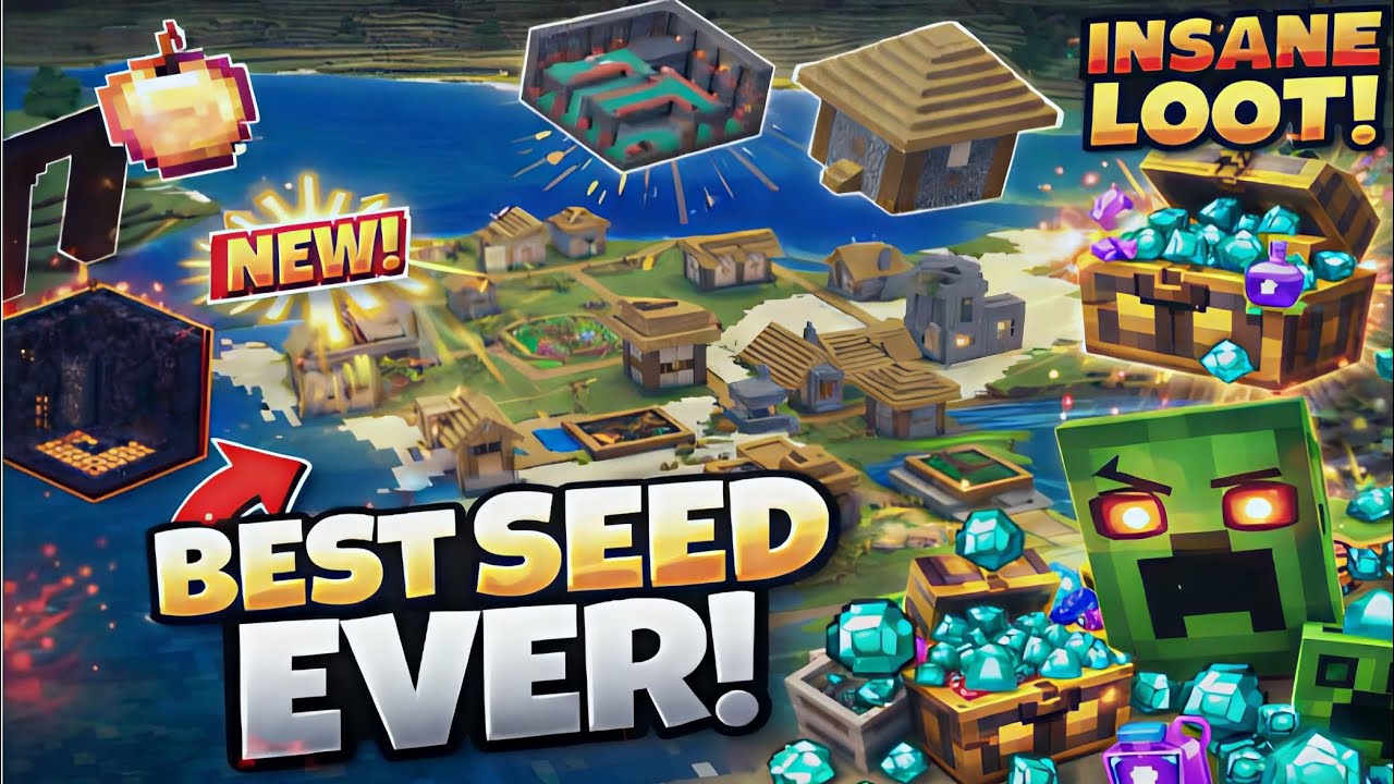 This Minecraft Seed Is PERFECT for Starters 😱