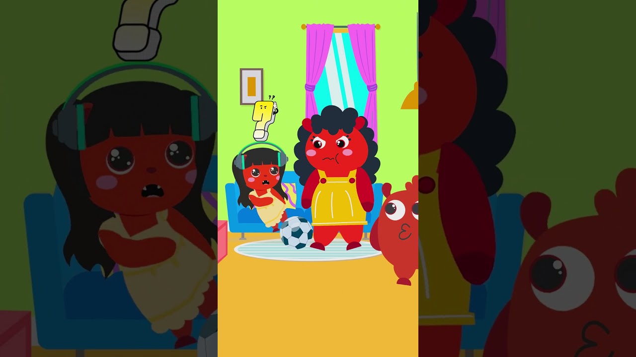 TV Trouble: Who Broke the TV?  | Funny cartoon for Kids 