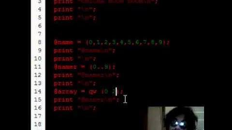Perl Tutorial #4 : @Array