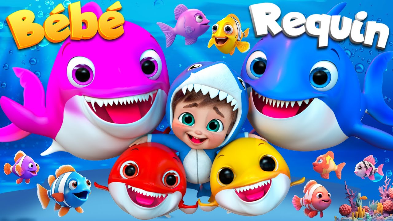 Bébé Requin - Le roi de l’océan | Comptines Et Chansons | À Bébé Chanson @SuperLucaLEFrancais