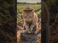 Hardworking Farmer Cat Comes Home to His Loving Wife 🐱❤️ be #viral #shorts #trendingshorts #yt