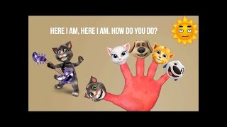 Talking Tom and friends Finger lolipop puppets song