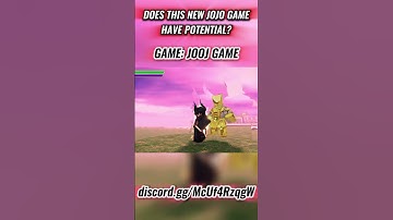 DOES THIS NEW JOJO GAME HAVE POTENTIAL? || JOOJ GAME  #jjba #robloxjojo #roblox #jojo #yba #tca #eod