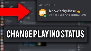 How To Change Your Discord Playing Status