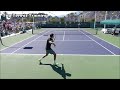 Del Potro Training | Indian Wells 2015 | Court Level View